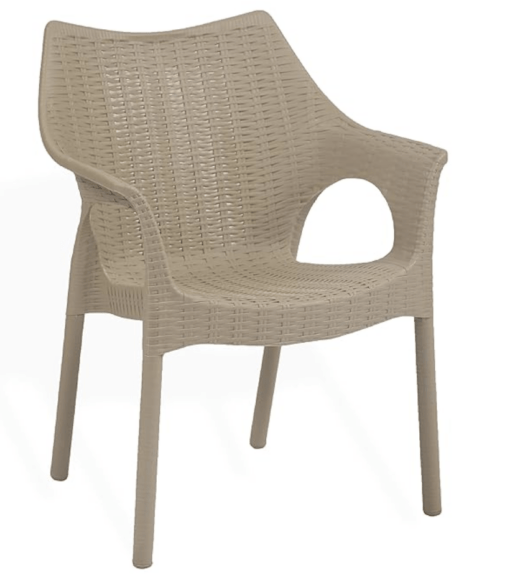Supreme chairs Cambridge Heavy Plastic Chair | Oversized Arm Chair for Garden and Outdoor 250Kg Weight Bearing Capacity 1 Chair - Image 5